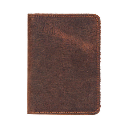 Yuma Genuine Leather Passport Wallet - Handmade Travel Document Holder-4