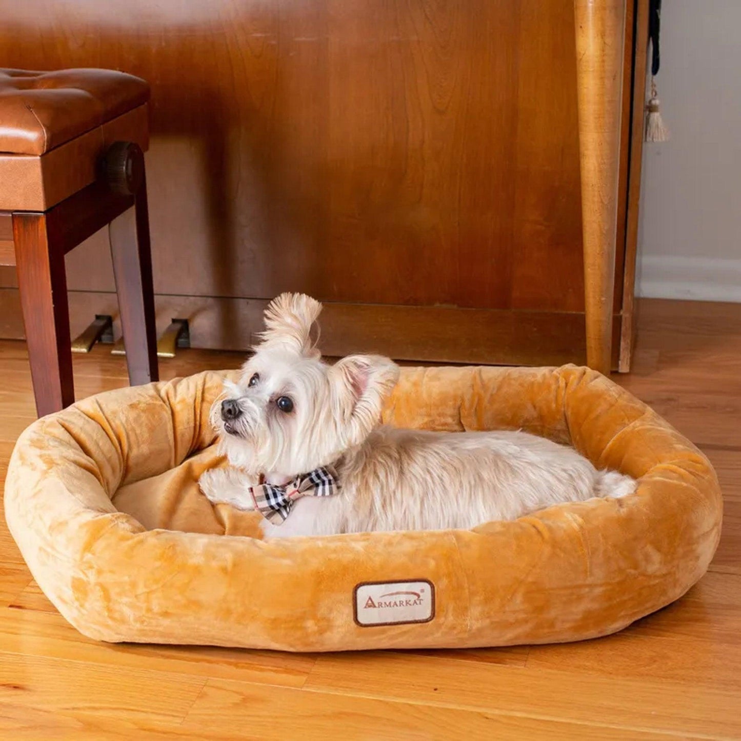 Armarkat Ultra-Soft Bolstered Pet Bed & Mat S/M/L-4