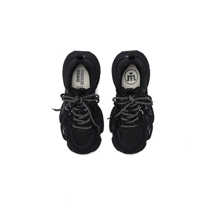 Breathable Retro Platform Sneakers-4