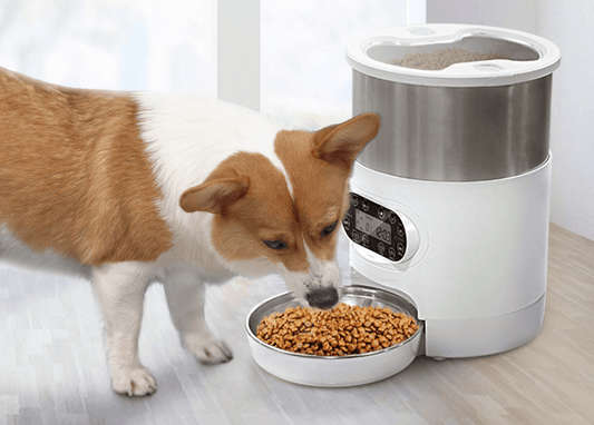 Smartpaws Remote-Controlled Pet Feeder: Automatic Food Dispenser With App Control And Voice Recording-1