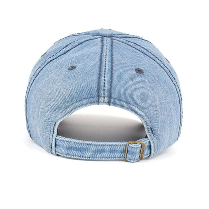 Caps For Men Women Retro USA Flag Embroidery Denim Baseball Cap Summer Strapback Casquette Hip Hop Hat Couples Snapback-3