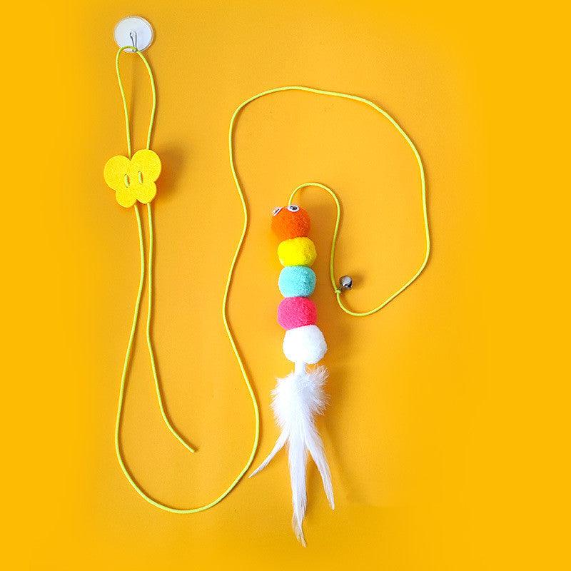 Retractable Catnip Self Hanging Cat Toys - Interactive Fun For Your Feline Friend-3