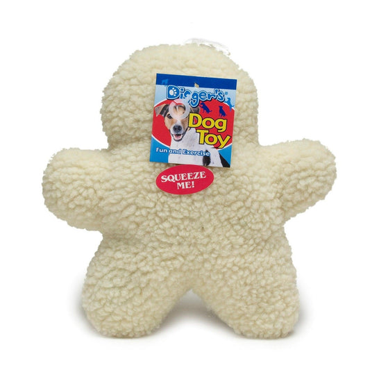 Digger's Ginger Man Plush Squeaky Dog Toy-1