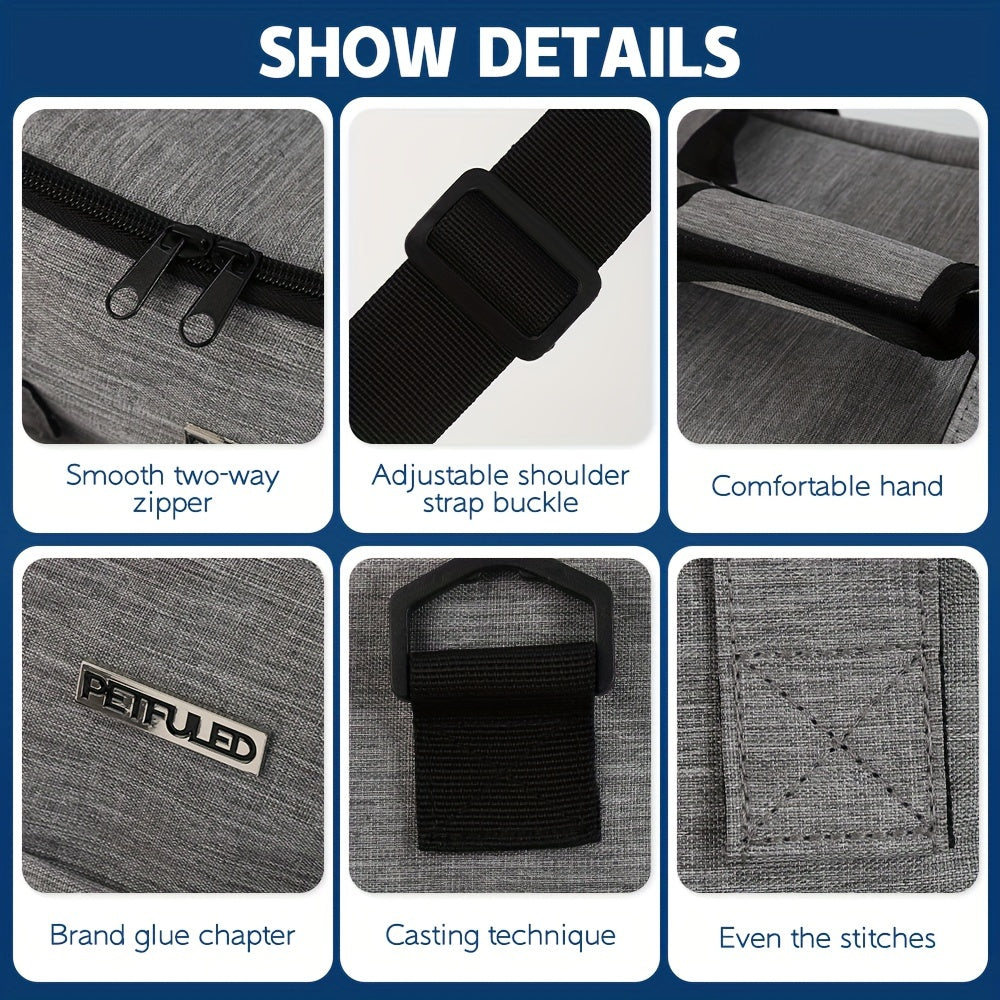 Pet Travel Bag Airline Approved with Bowls & Containers-2