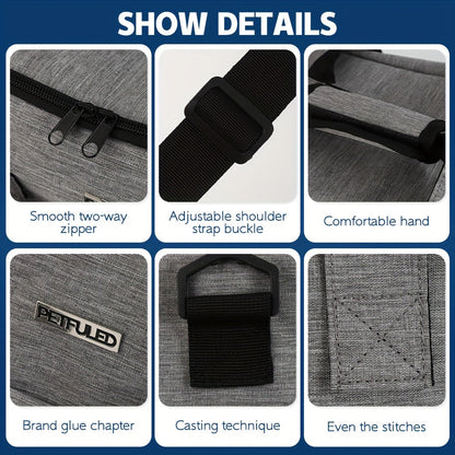 Pet Travel Bag Airline Approved with Bowls & Containers-2