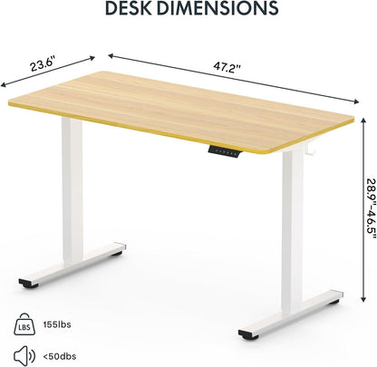 Height Adjustable Electric Sit Stand Desk for Home-1
