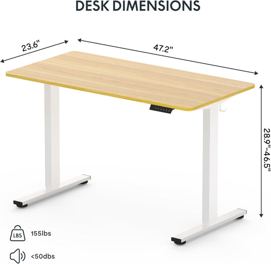 Height Adjustable Electric Sit Stand Desk for Home-1