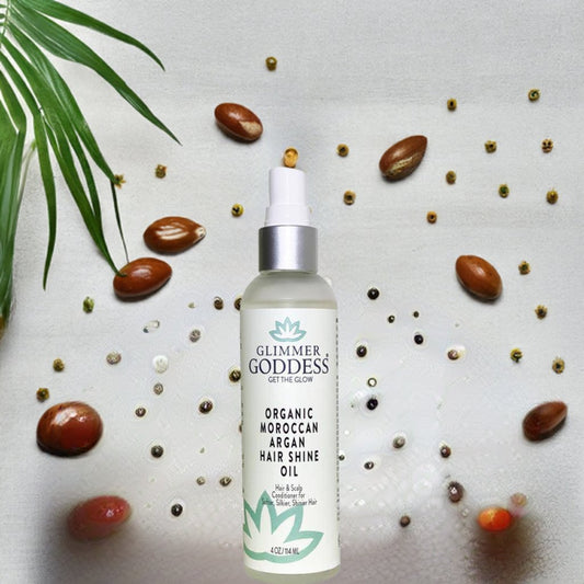 Organic Moroccan Argan Oil Hair Shine Spray-1
