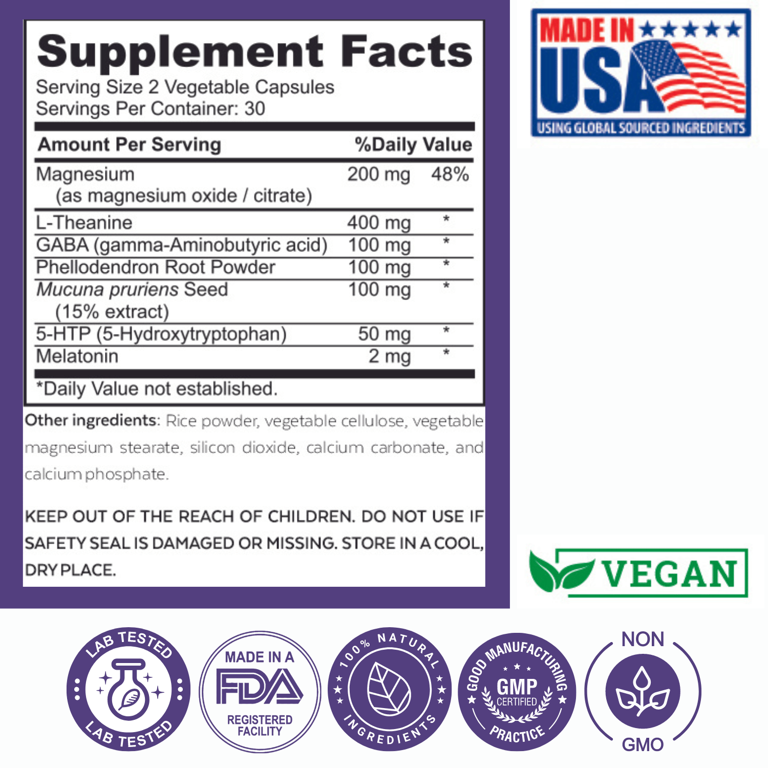 Sleep Well Stress Relief & Sleep Support Formula-4