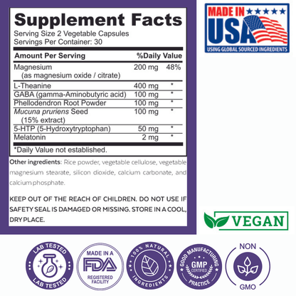 Sleep Well Stress Relief & Sleep Support Formula-4