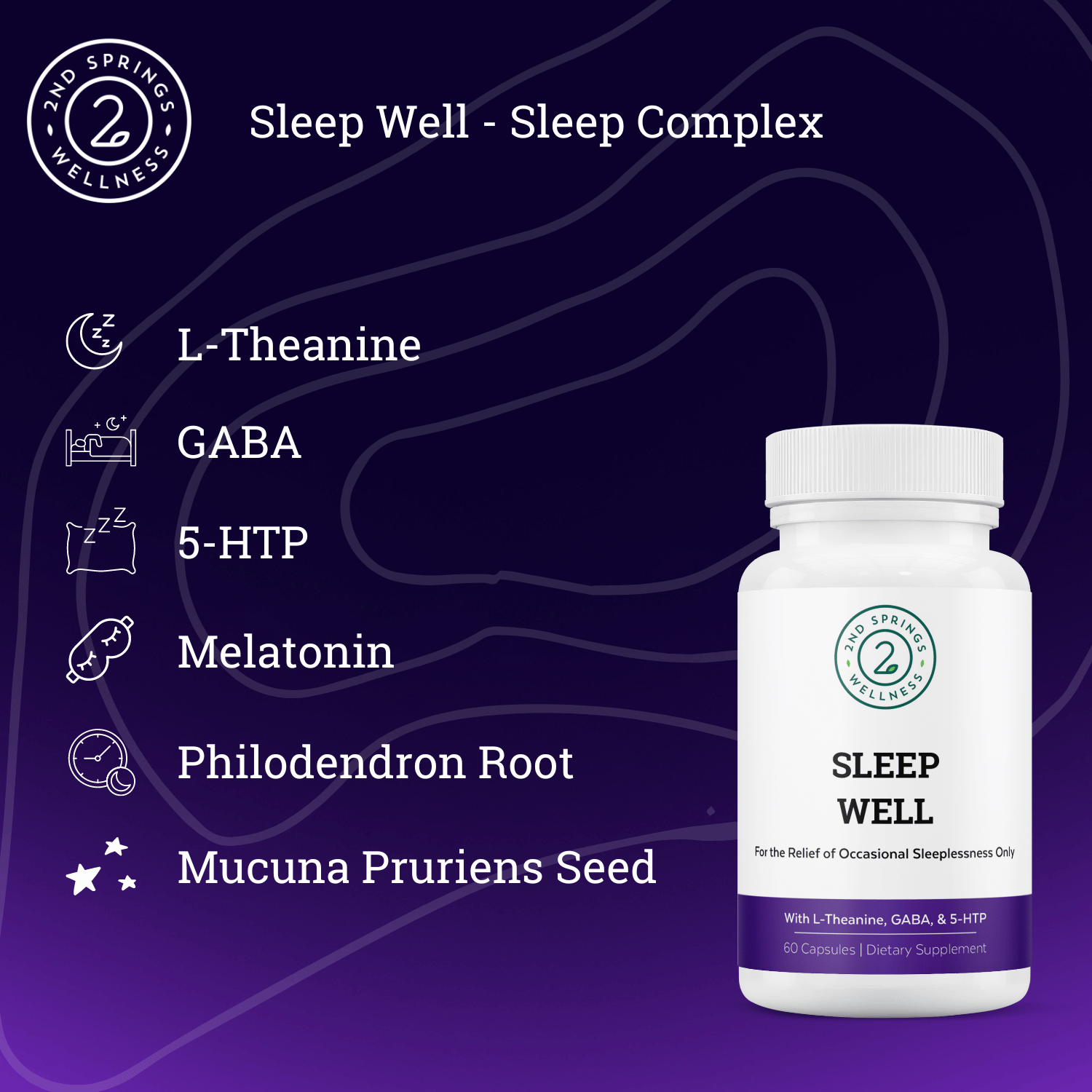 Sleep Well Stress Relief & Sleep Support Formula-1