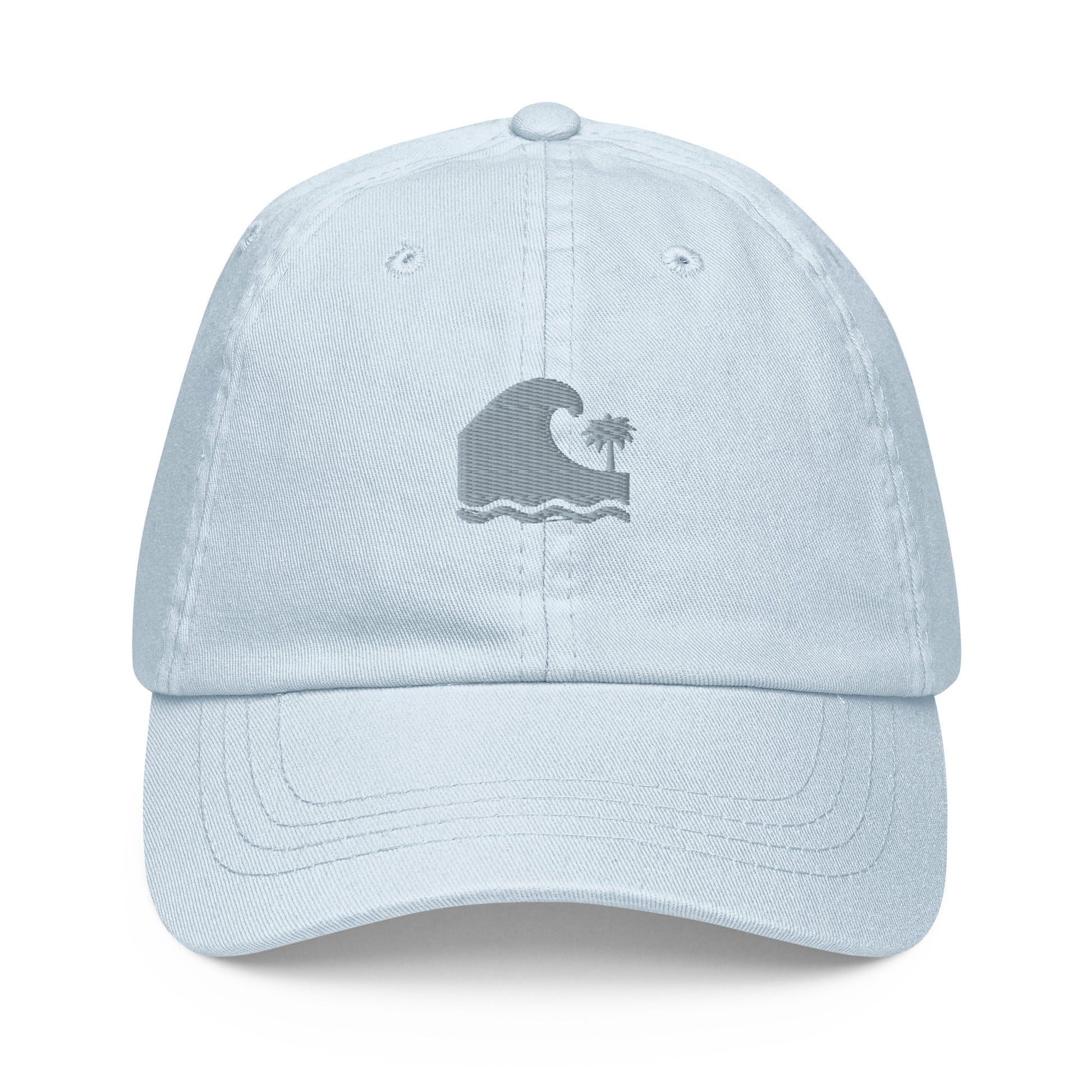 Tropical Seas Logo Pastel Baseball Hat – Sustainable 100% Cotton Dad Cap-0