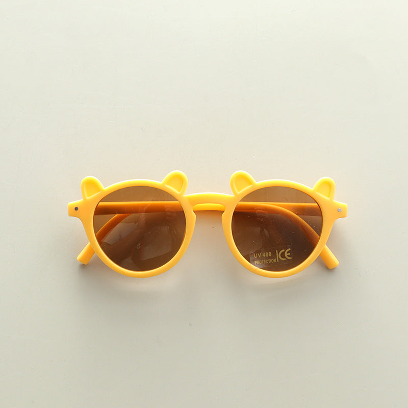 Kids Cute Shaped Design Sun Protection Sunglasses-11