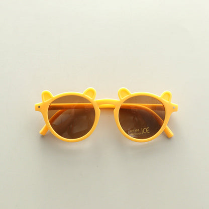Kids Cute Shaped Design Sun Protection Sunglasses-11