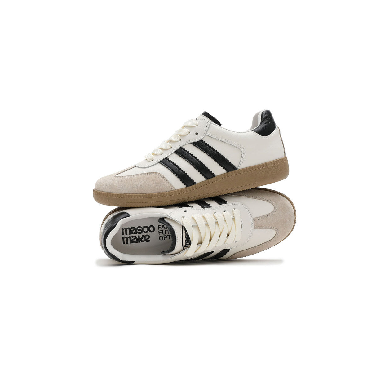 Triple Line Campus Sneakers-4